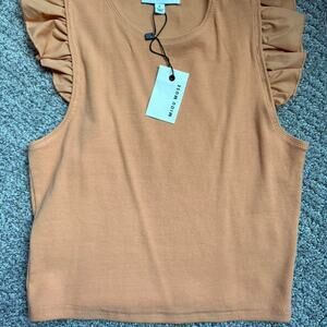 Tan and cream cropped